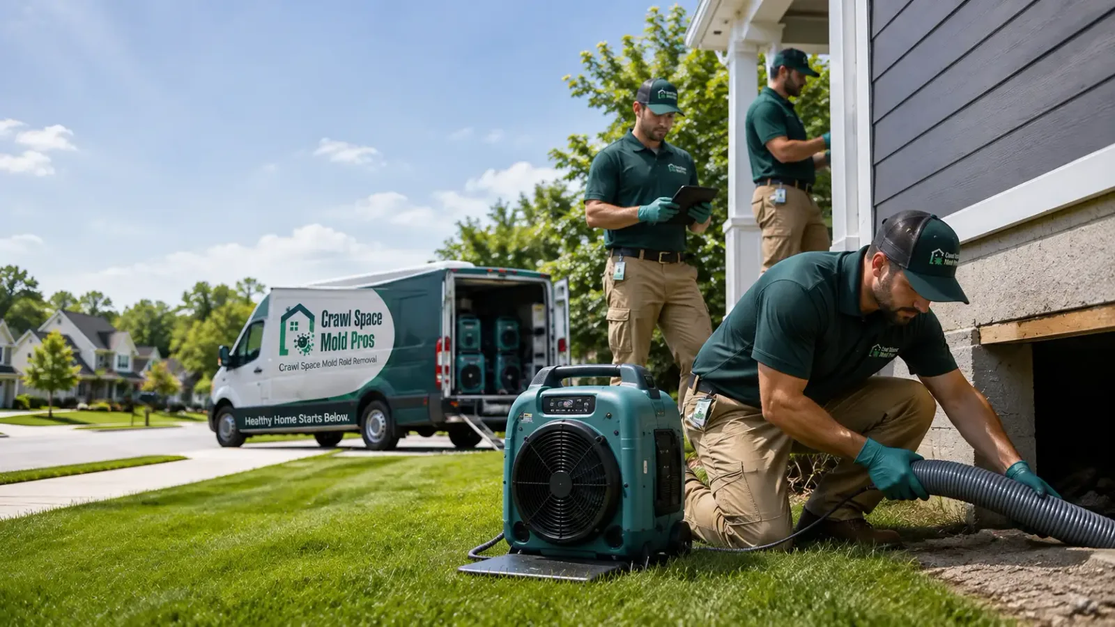 Crawl Space Mold Removal in Hyannis, MA